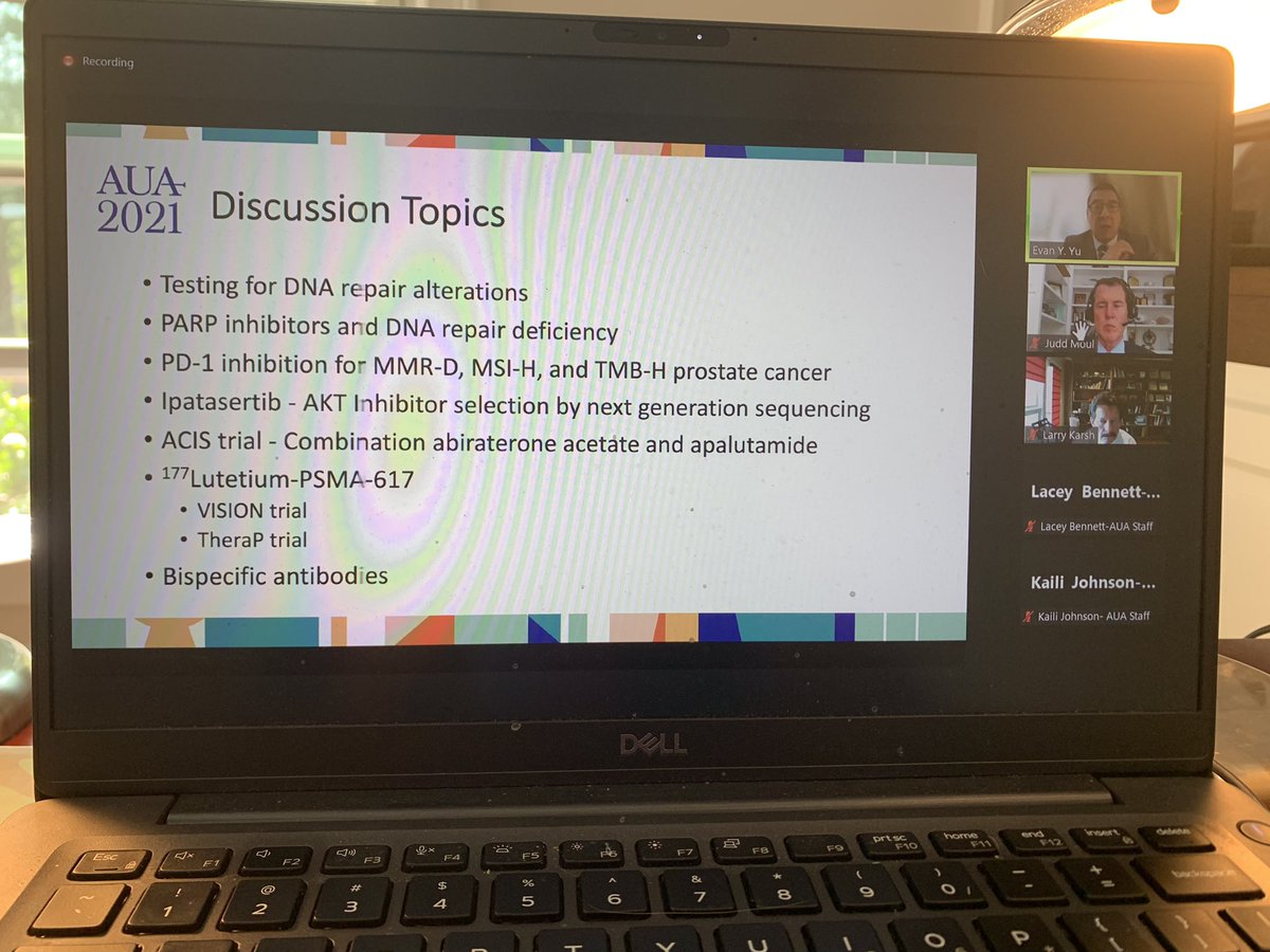 JuddMoul's tweet image. #AUA21 @AmerUrological Dr Evan Yu from Univ of Washington on the virtual podium now on update with M1 CRPC