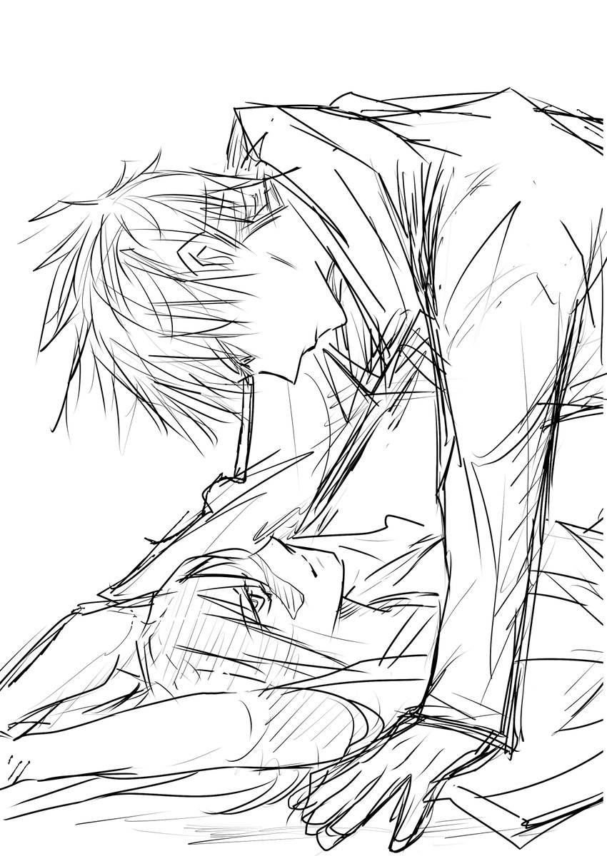 呪術廻戦 なかなか五歌upできないので気休め程度のちょこっと五歌 デジタルでの線画練習な やすこの漫画