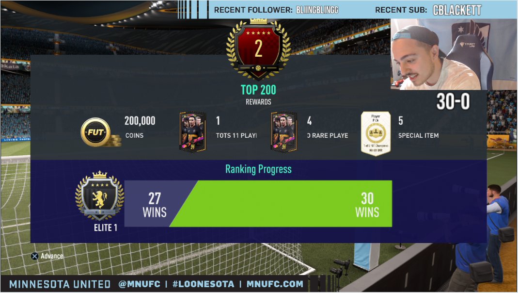 30-0megalul last FIFA 21 WL. Bring on FIFA 22 already

Thanks for hanging out on stream lads ♥️