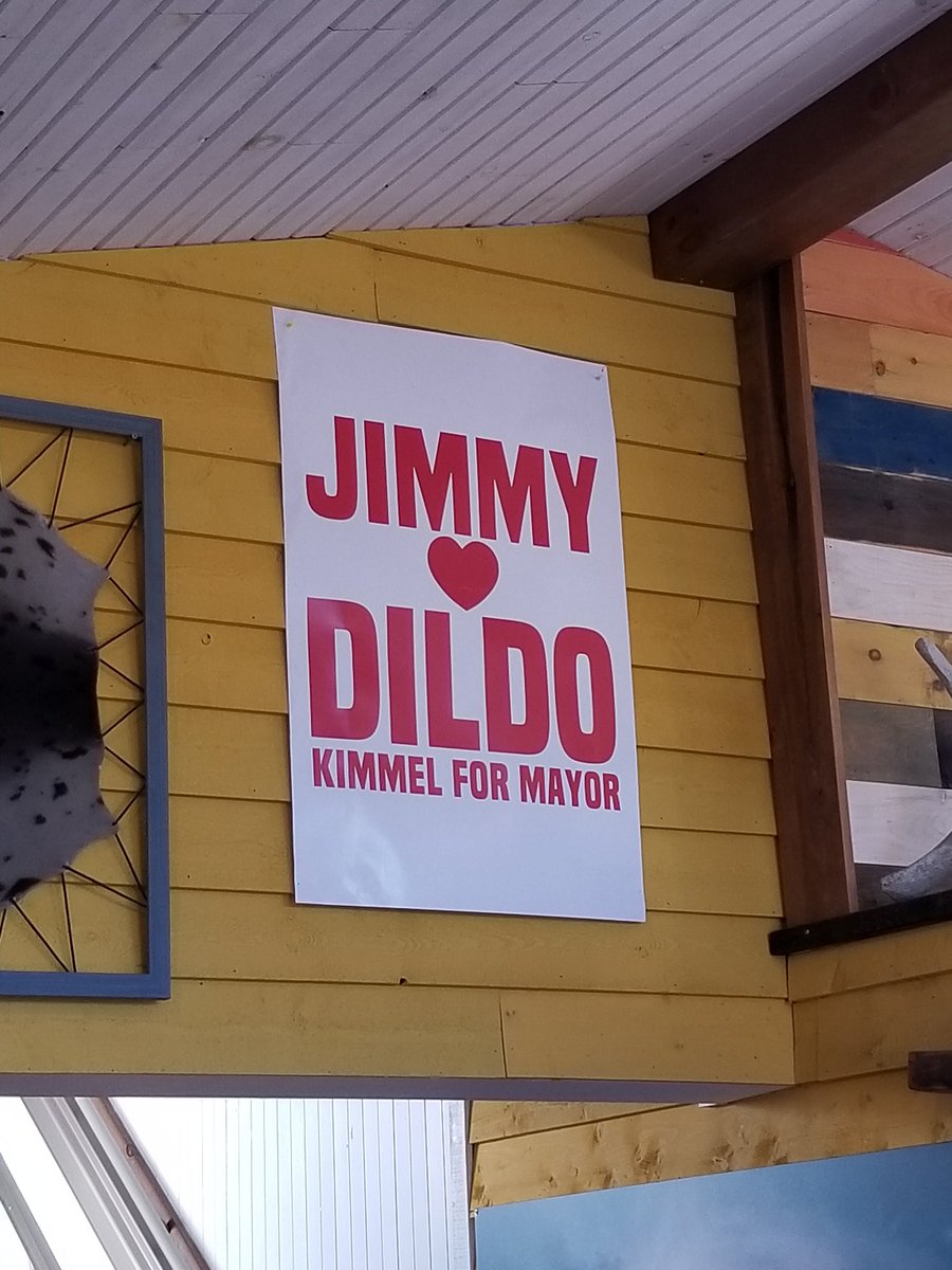 Hanging out at <a href="/DildoBrewingCo/">Dildo Brewing Company & Museum</a> . Haven't seen Mayor <a href="/jimmykimmel/">Jimmy Kimmel</a> or <a href="/IAMGUILLERMO/">Guillermo</a> around.