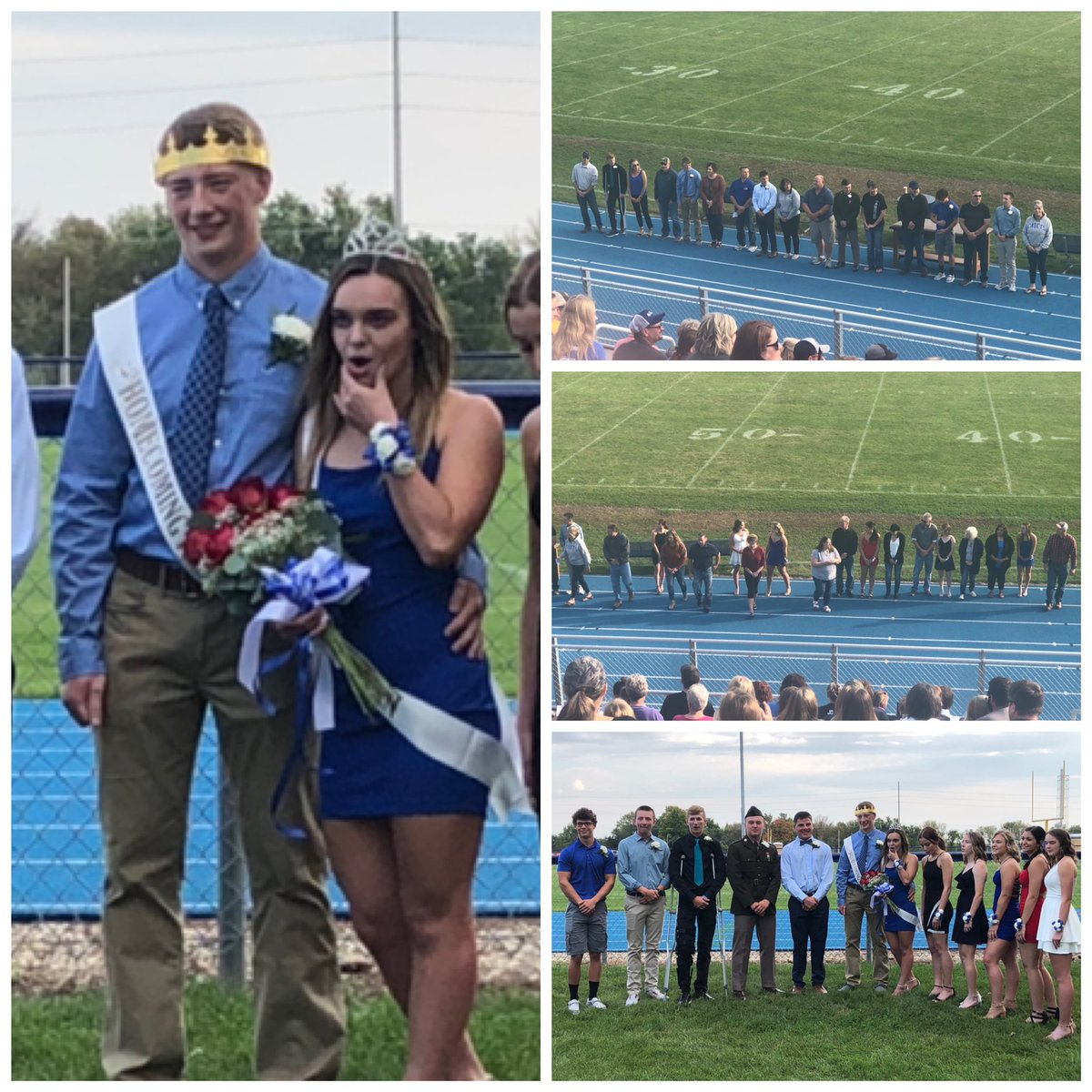 Homecoming week has started. Congratulations to the whole Homecoming Court and Queen Emily Voyna and King Parker Gallagher. #HowardWinneshiekCSD