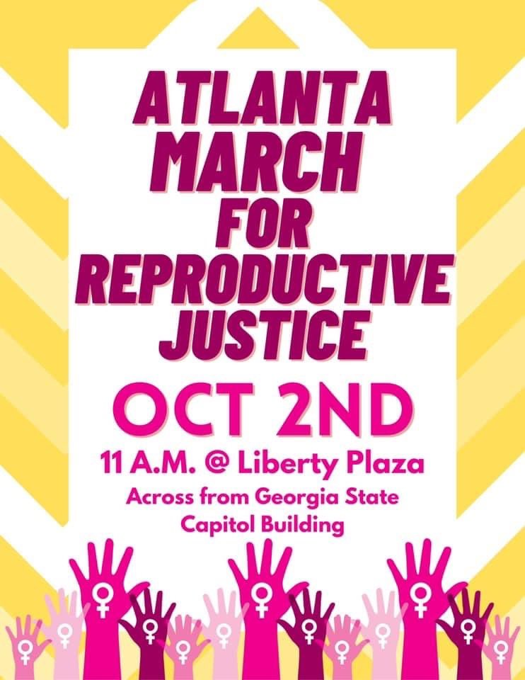 Flint River SRA (@flint_river_sra) on Twitter photo Join us on oct 2nd in Atlanta March for reproductive justice! Join us on oct 2nd in Atlanta March for reproductive justice!