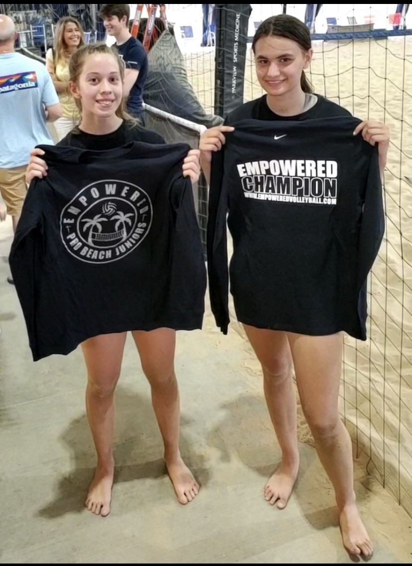 Empowered 16u beach champs 6-20-21