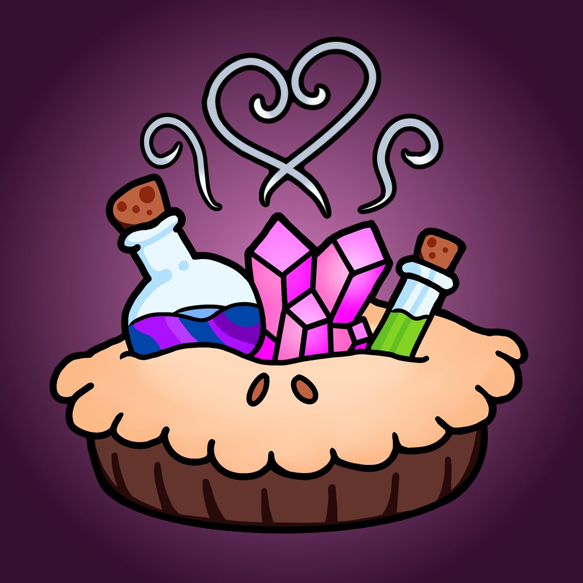 FallenspringGay's tweet image. Meet the official logo for A la Chemy! So incredibly pleased with the art commissioned from Ellie at redbubble.com/people/FrogNMo…! #indiegame #indiedev