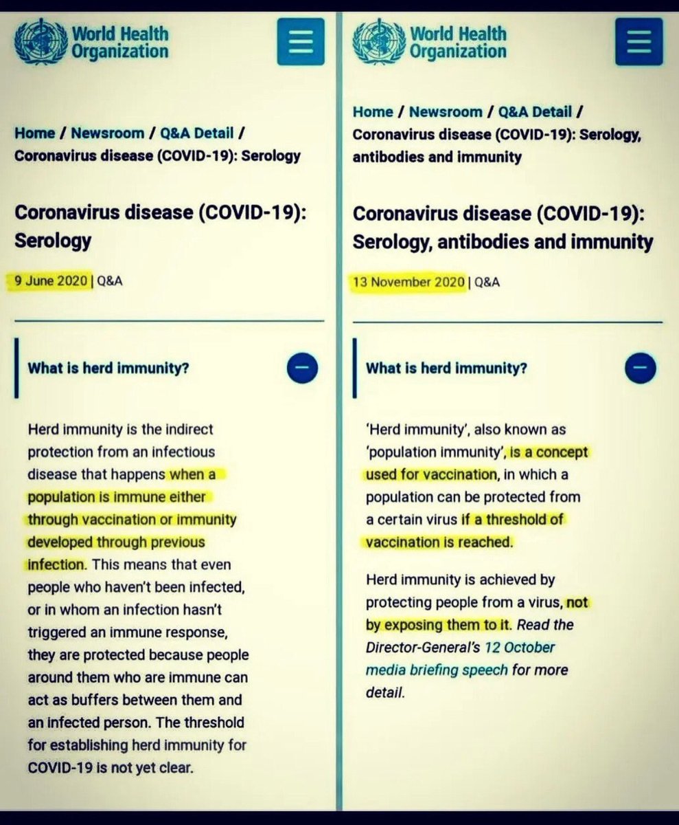shantesview's tweet photo. WHO - revising history as they go! #covid #immunity #worldhealthorg https://t.co/JbVaCzUTED