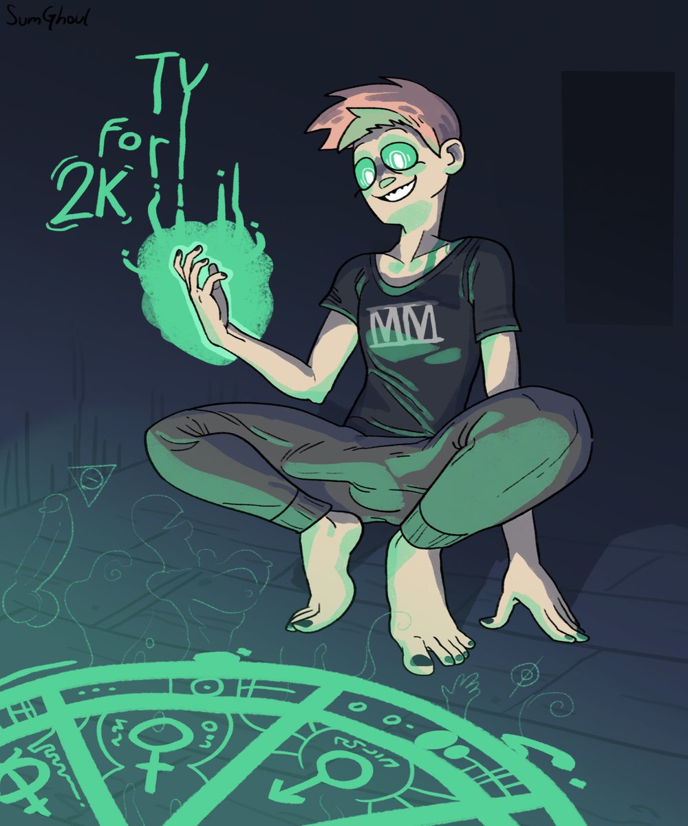 SumGhoul's tweet photo. Thank you all for the 2k followers :D
Devon summoning something up for the occasion https://t.co/QbROqqGCcu