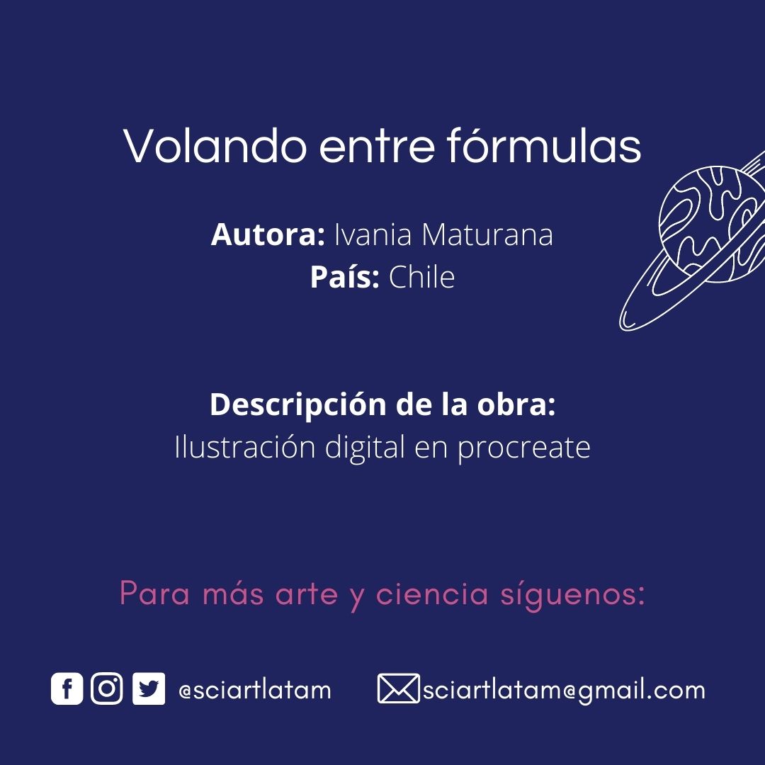 Artista: Ivania Maturana
Todas las letras de la obra representan una partícula que componen nuestro modelos de física de partículas: el modelo estándar

Inscríbete en nuestro Astrofest en sciartlatam.com
