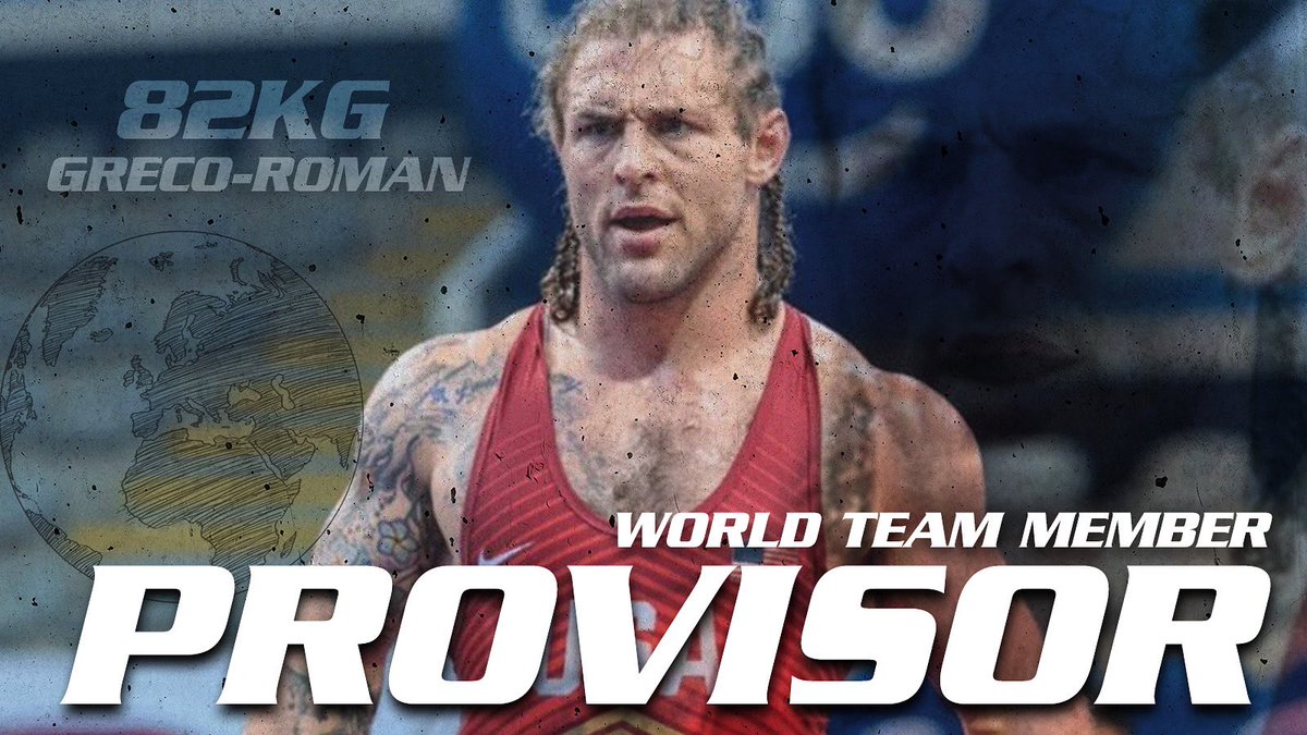 𝐁𝐞𝐧 𝐏𝐫𝐨𝐯𝐢𝐬𝐨𝐫 (@benprovisor) is your 82kg Greco World Team member. 

He will represent Team USA at the 2021 Senior World Championships in Oslo, Norway on October 2nd-10th. 

#GVwrestling | #ChampionshipLifestyle