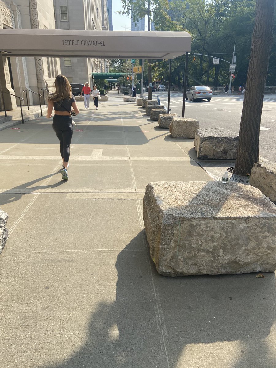 Do churches in your neighborhood need to make physical barriers to prevent car rammings while worshippers stream out of services? Shuls in mine do. Our society is broken.