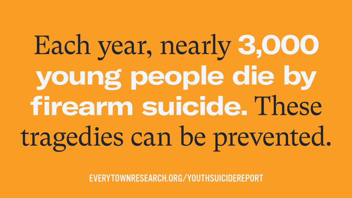 Youth firearm suicide in America is at a near all-time high, but these tragedies can be prevented. This month and always, check in on your loved ones, check in on yourself, and reach out for help if you need it.
