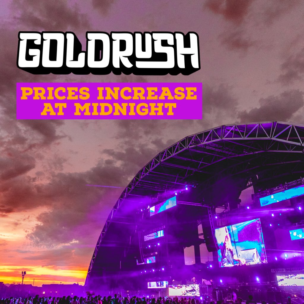 GoldrushFestAZ's tweet photo. ⚠️ Less than two weeks to go until our largest production to date. Prices increase at midnight tonight! https://t.co/hyMf1ivQ7z https://t.co/qJwwHAoF7v