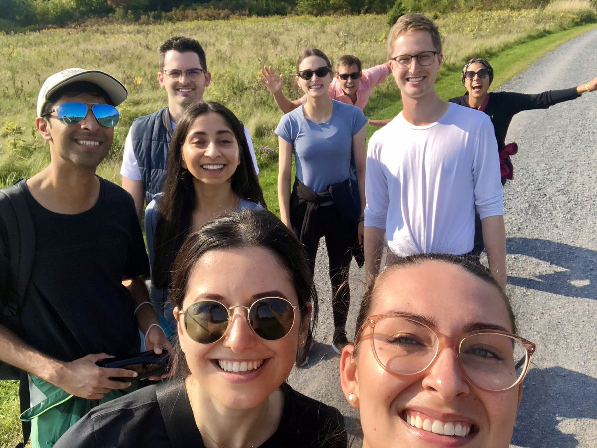Photobombed by <a href="/SteveGauthier_/">Steve Gauthier</a> <a href="/saraawad87/">Sara Awad</a> on @queensuim Fall Retreat hike!