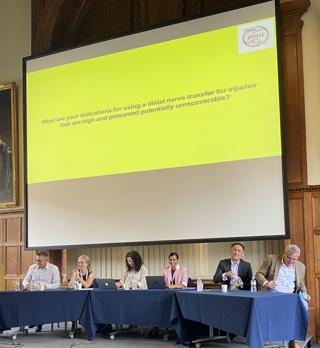 Great panel discussion on Peripheral Nerve Injuries <a href="/BSSHand/">British Society for Surgery of the Hand</a> <a href="/CY_Hand/">CY Ng</a> <a href="/dominicpower1/">Dominic Power</a> <a href="/henkpgiele/">Henk Giele</a> #BPI #PNI #nerveinjuries