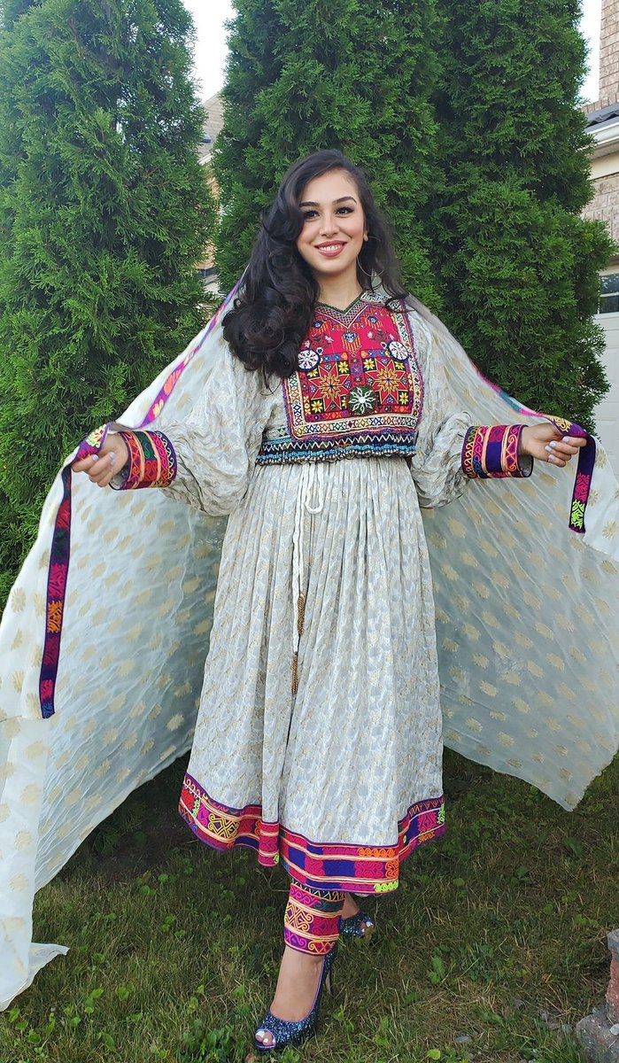 Tahmina Aziz (@tahmina_aziz) on Twitter photo I wear my traditional Afghan dress proudly.
It's colourful and beautiful.
Not at all like the images you saw circulating yesterday.
Thank you <a href="/RoxanaBahar1/">Bahar Jalali بهار جلالی</a> who's encouraging us #AfghanWomen to share the beauty of #AfghanistanCulture. I wear my traditional Afghan dress proudly.
It's colourful and beautiful.
Not at all like the images you saw circulating yesterday.
Thank you <a href="/RoxanaBahar1/">Bahar Jalali بهار جلالی</a> who's encouraging us #AfghanWomen to share the beauty of #AfghanistanCulture.