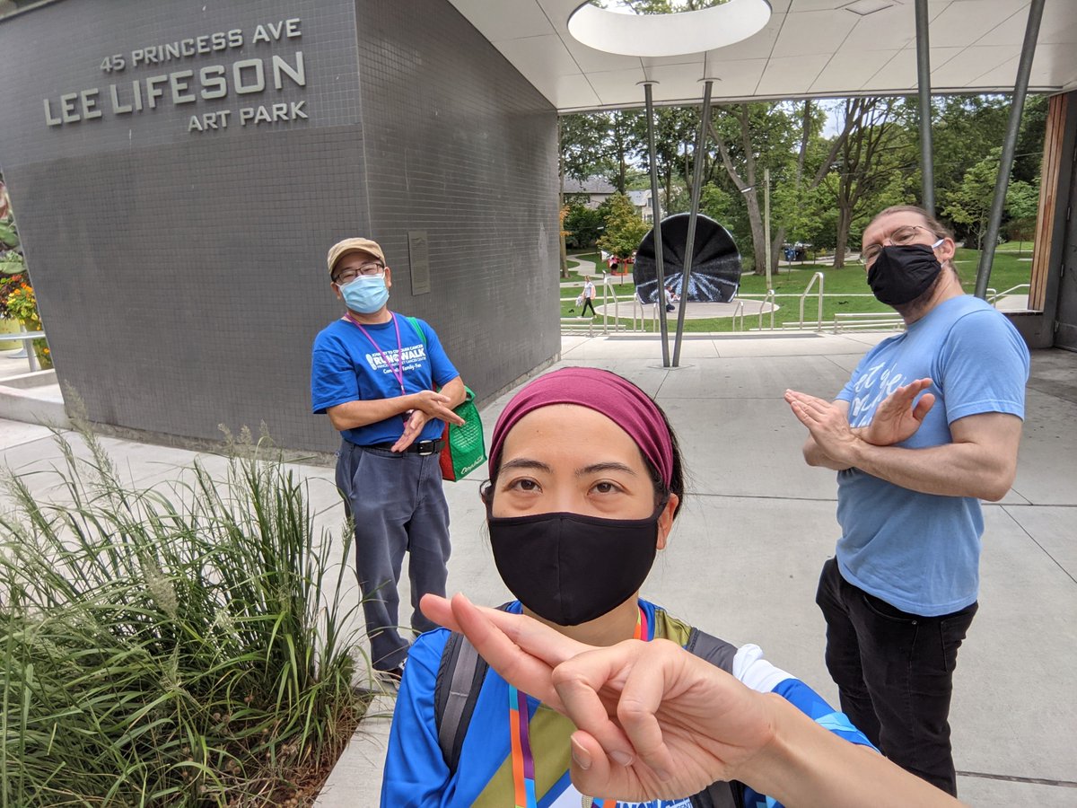XJapanCanada's tweet photo. Team X Jade checking in for the @weekend2conquer Cancer! Made our own 5km route & designated the Lee Lifeson Art Park as our pitstop! Also decided to throw back to the @Journey2CC with our shirts! Thanks to everyone who supported! #WeAreX #weekendtoconquer #Rush @yoshikiofficial https://t.co/qi2xps5Exn