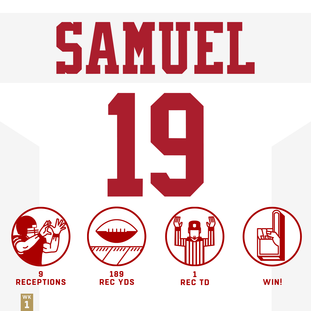 NFL's tweet photo. Deebo went OFF. 😤 #HaveADay

@19problemz | @49ers | #FTTB https://t.co/NbPSJKhud7