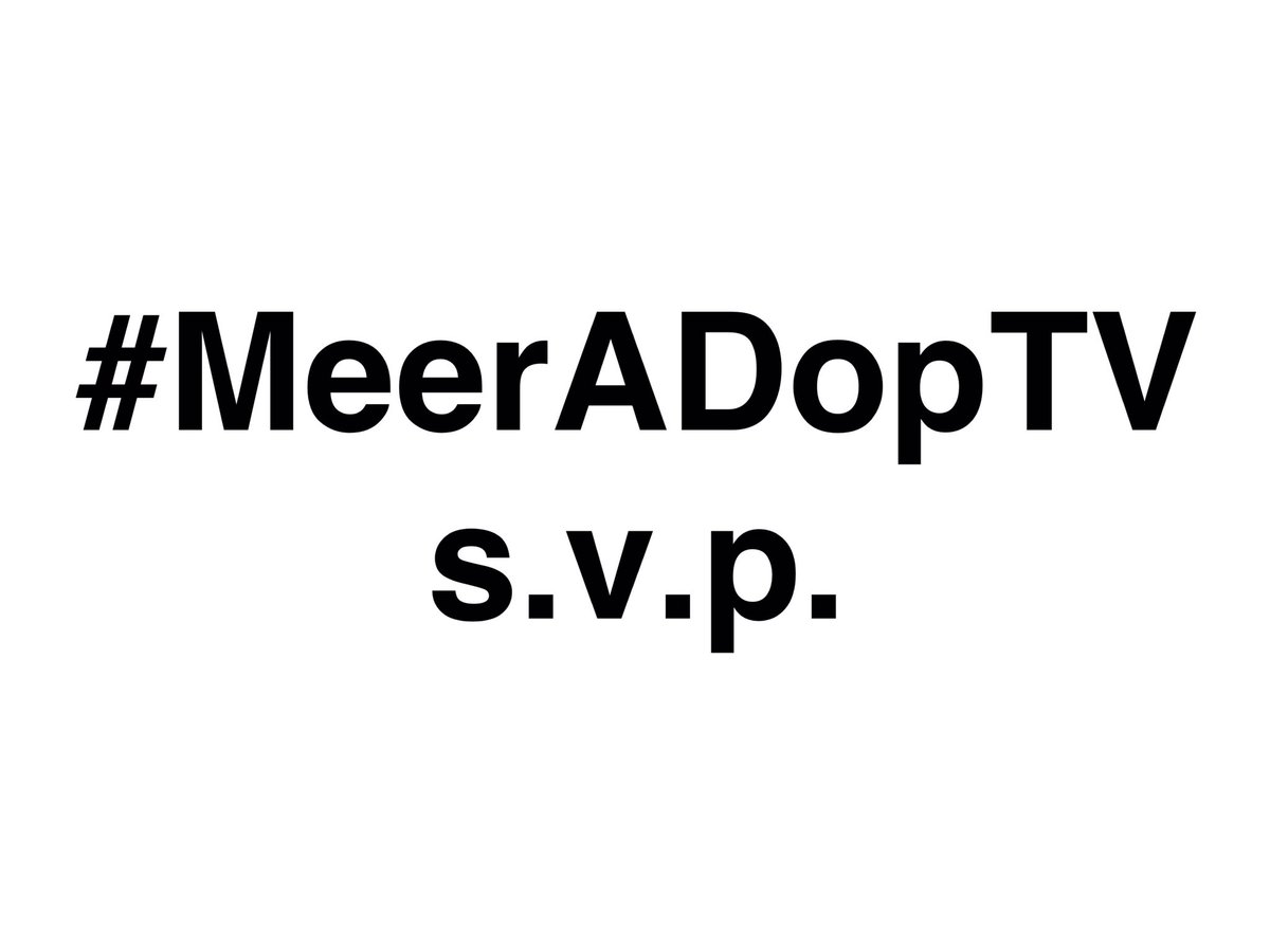 Hashtag Meer AD op tv svp