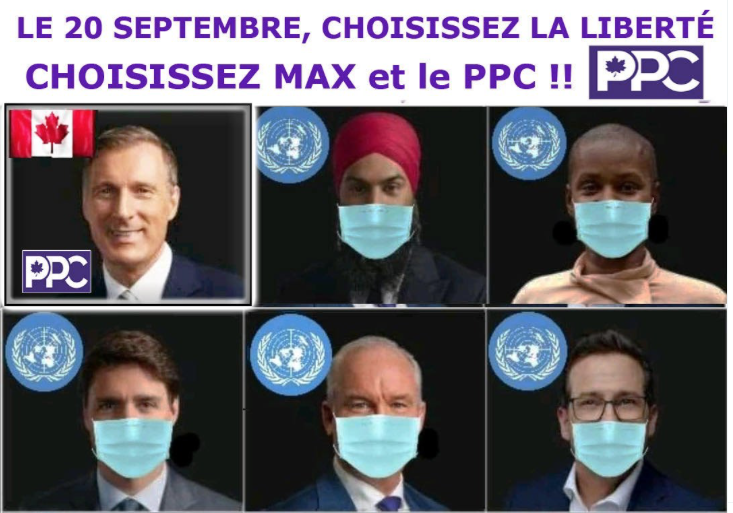 Pilouhe's tweet photo. One true 🇨🇦patriot, "the 5 globalists" - the choice is easy
Un vrai patriote🇨🇦, cinq mondialistes - le choix est simple
👉🏻🇨🇦#VotePPC2021 #VotePPC #VotezPPC #PurpleWave 🌊#BernierNation #MaximeBernier #CanadaElection2021 #CanadaVotes #PPC #PPCMajority #PPC2021 https://t.co/bmb0CjTAZt