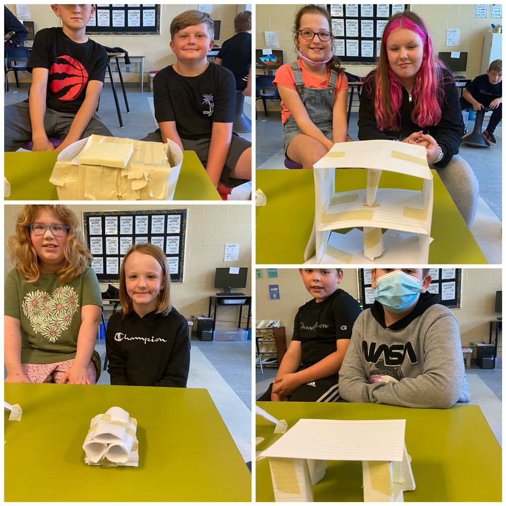 HDDawe's tweet image. We end the first week with a little team building #StemChallenge. “Who can build the tallest tower that can hold a pack of sticky notes for more than 5 seconds with the supplies given?”
@BrooksideInt #teamwork #trailanderror #designandredesign @nltatesic