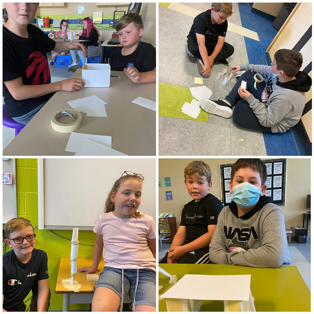 HDDawe's tweet image. We end the first week with a little team building #StemChallenge. “Who can build the tallest tower that can hold a pack of sticky notes for more than 5 seconds with the supplies given?”
@BrooksideInt #teamwork #trailanderror #designandredesign @nltatesic