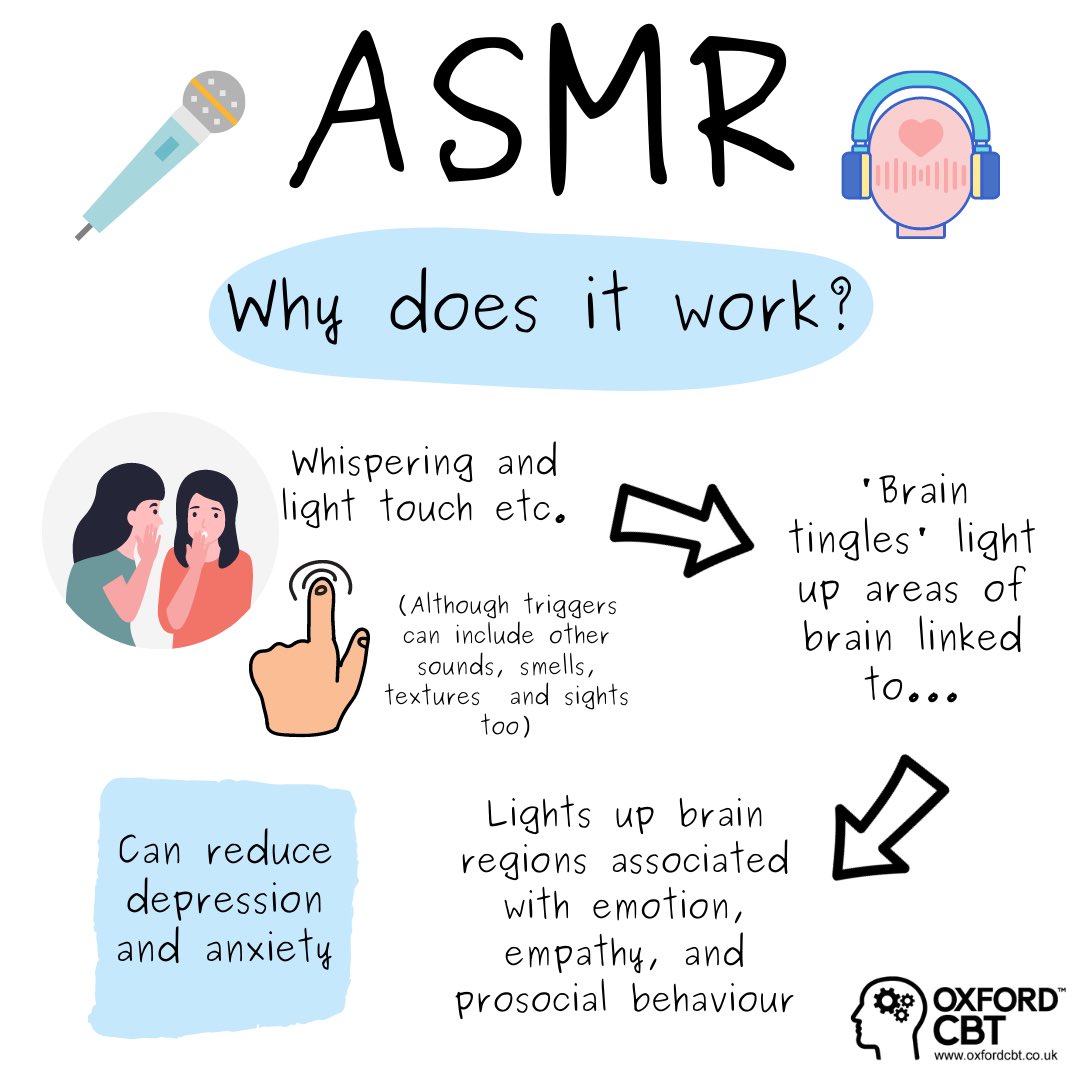 Oxford CBT on X: Have you tried ASMR? ✨ Many people find it