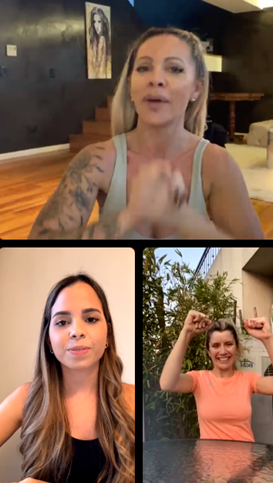 Laurita, Romi y Daiu, nutricionista que se suma al #ChallengeConLau 💪🏼a partir del día de hoy, quienes ya tengan el Challenge o quienes lo contraten contaran con asesoramiento en cuanto a la alimentación. ¡Me encantó la idea! 🎉

Genias, <a href="/laufer4/">Laurita Fernández</a>, <a href="/rominatraetta/">romina traetta</a> y Daiu ❤️