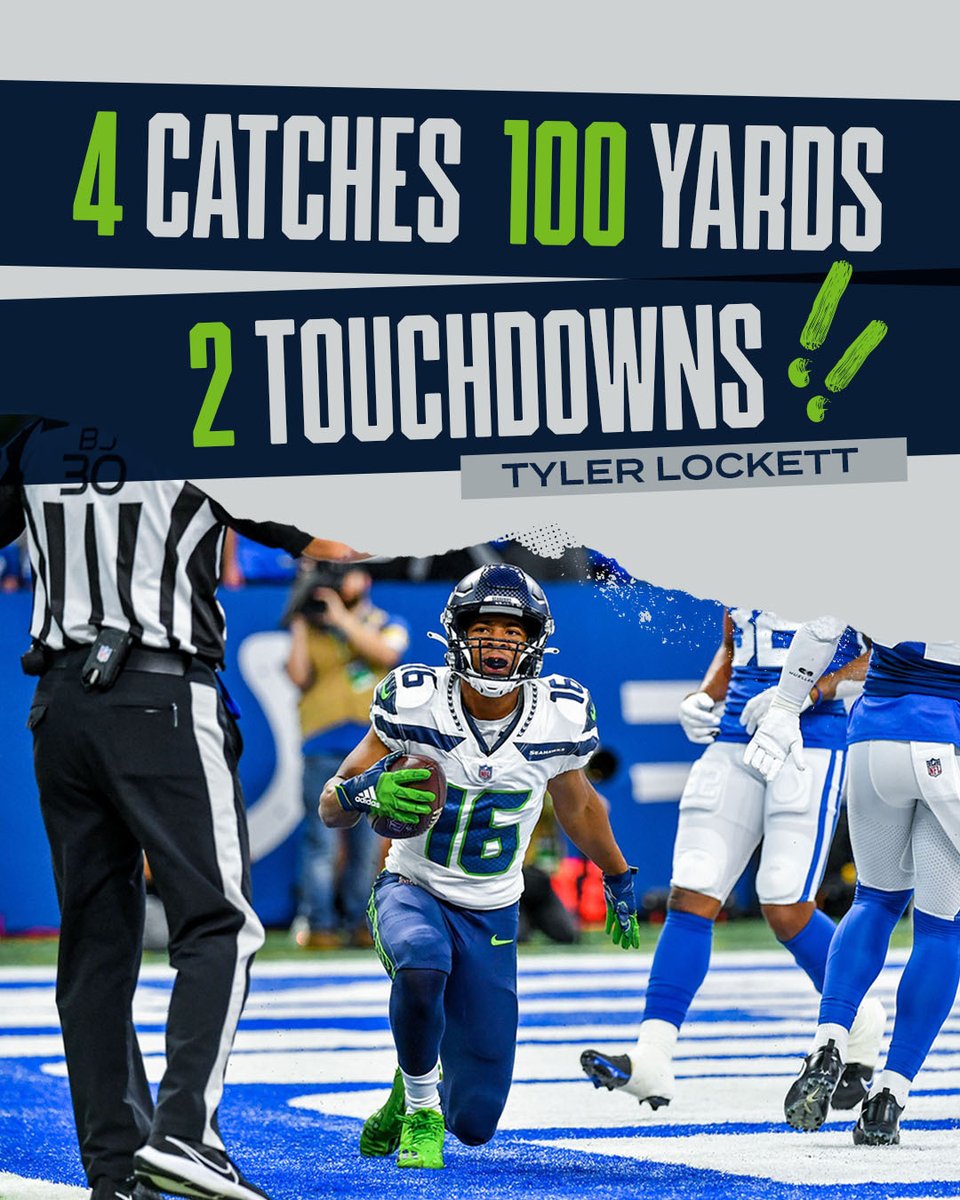 2️⃣ TD's on the day for <a href="/TDLockett12/">Tyler Lockett</a>!
