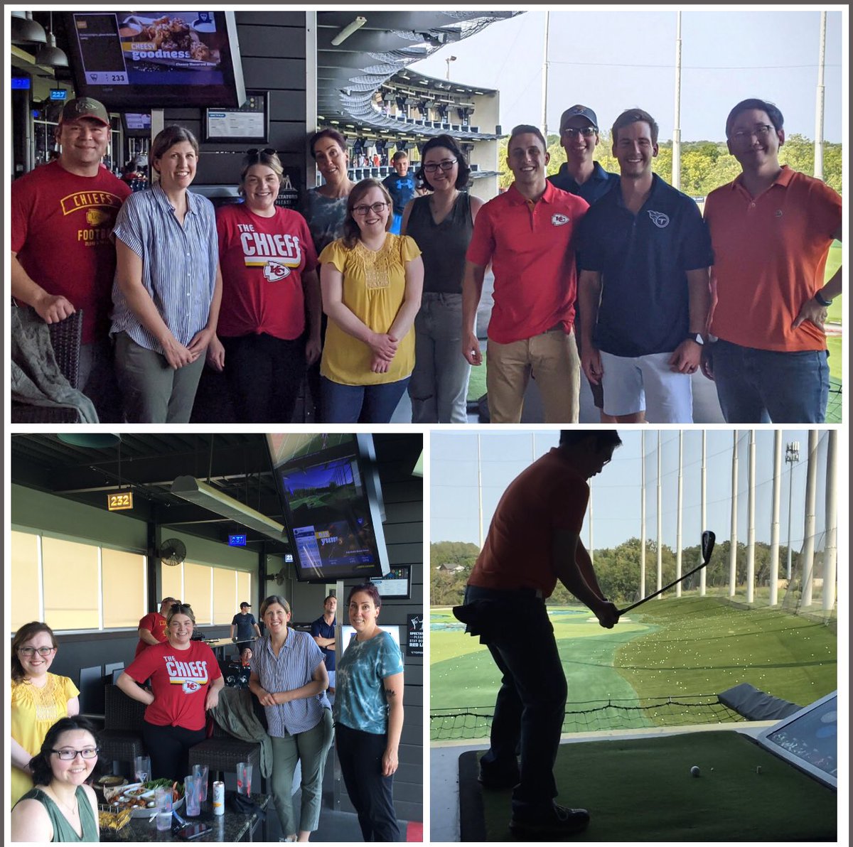 <a href="/KU_PMR/">KU PM&R</a> gang playing some golf this Sunday ☀️ ⛳️ 🏌🏾‍♂️🏌🏻‍♀️😎  #Physiatry