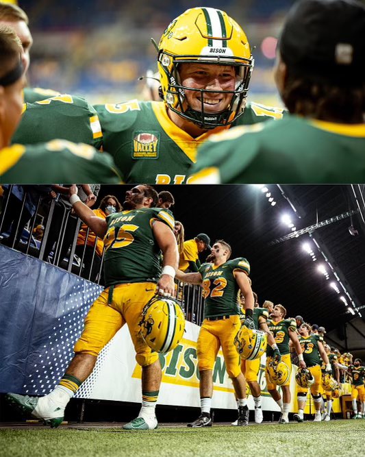 NDSUfootball's tweet image. It’s always a good day to be a Bison.