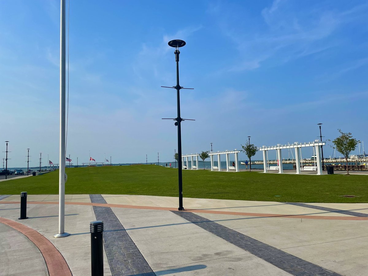Was a nice afternoon cleaning up the pier in downtown #SanduskyOH! It’s important that we keep our communities neat and tidy 😃