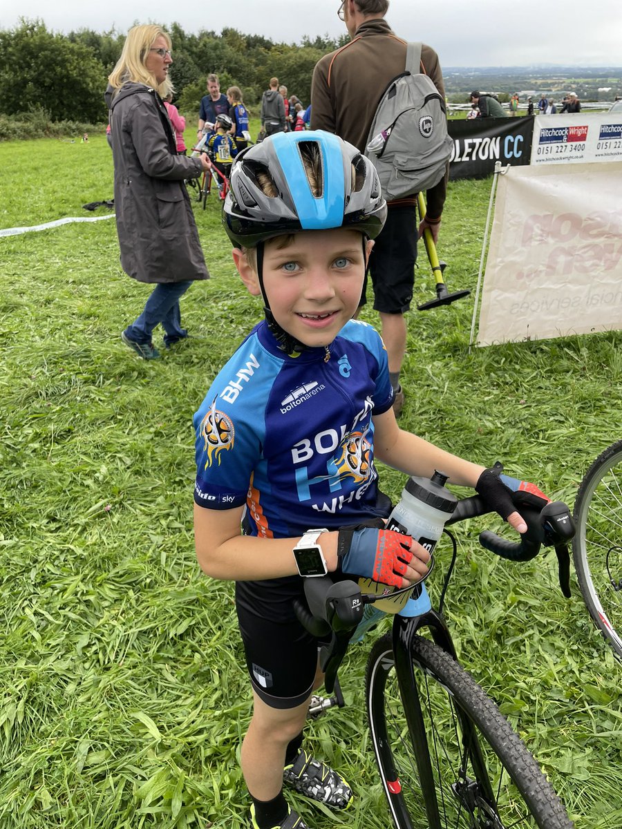 SteveObertelli's tweet photo. 🚴🏻🥉Nathaniel racing his way onto the podium for a 3rd place finish in his first Cyclocross race of the 2021/22 season.
@StBartsCE @stbartscey5 https://t.co/sEMzZRDOGY