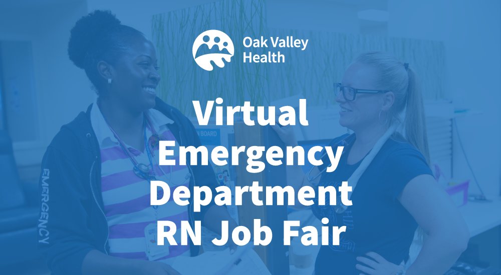 Oak Valley Health on Twitter "Oak Valley Health invites registered