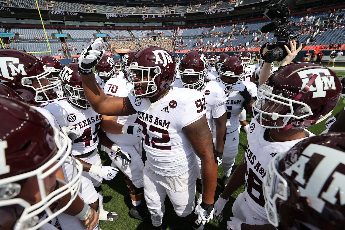 12thmanPR's tweet photo. .@AggieFootball will be seeking its 11th straight win on Saturday vs. New Mexico, which would become the program's longest win streak in 29 years (12 in 1992). #GigEm #UNMvsTAMU https://t.co/SO6fLD0Mo2
