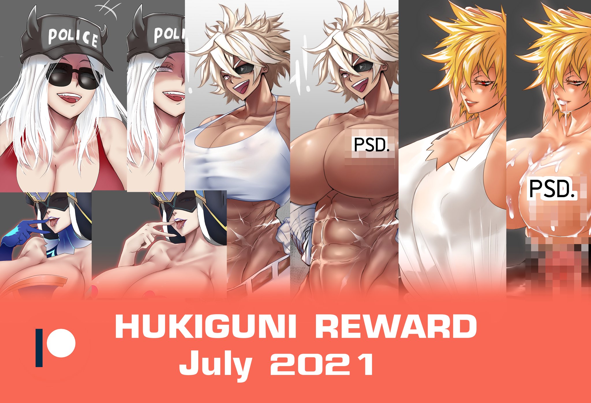 Hukiguni 🔞 (COMISS: OPEN) on X: REWARD_กรกฎาคม_July 2021 Send COMPLETE  t.coM2TqZDSz9c buy 4 PSD. in Gumroad t.cosr386cr9xE  t.cohMMArr9byd  X