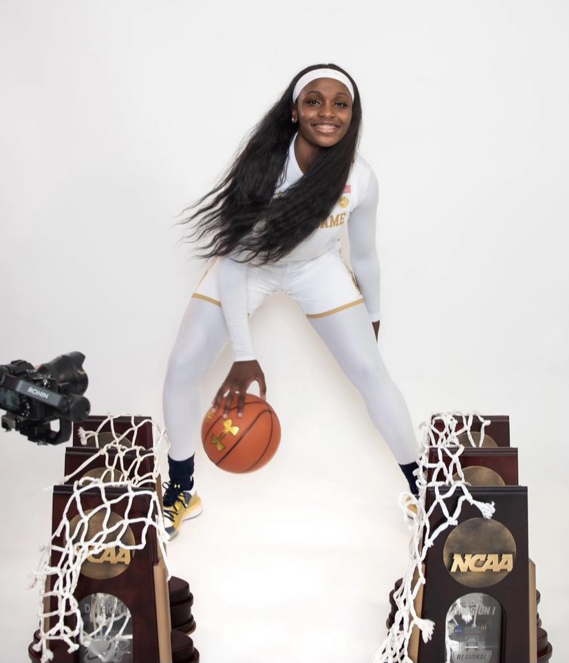 KK Bransford (.<a href="/Ballislifekk14/">KK Bransford</a>) from her ND official visit Saturday☘️☘️👀👀