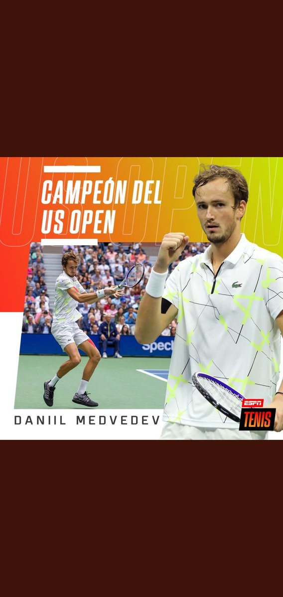 edgarmayt's tweet photo. DANIIL MEDVEDEV FRENÓ A DJOKOVIC Y CONQUISTÓ EL #USOpen2021 https://t.co/DZaf5g7SbM