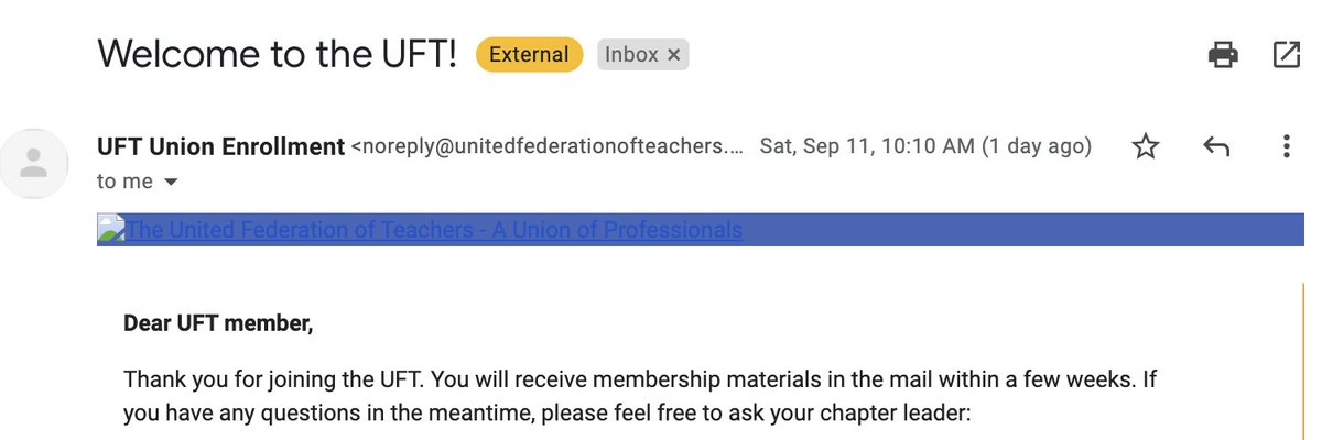 finally a union member 🎉