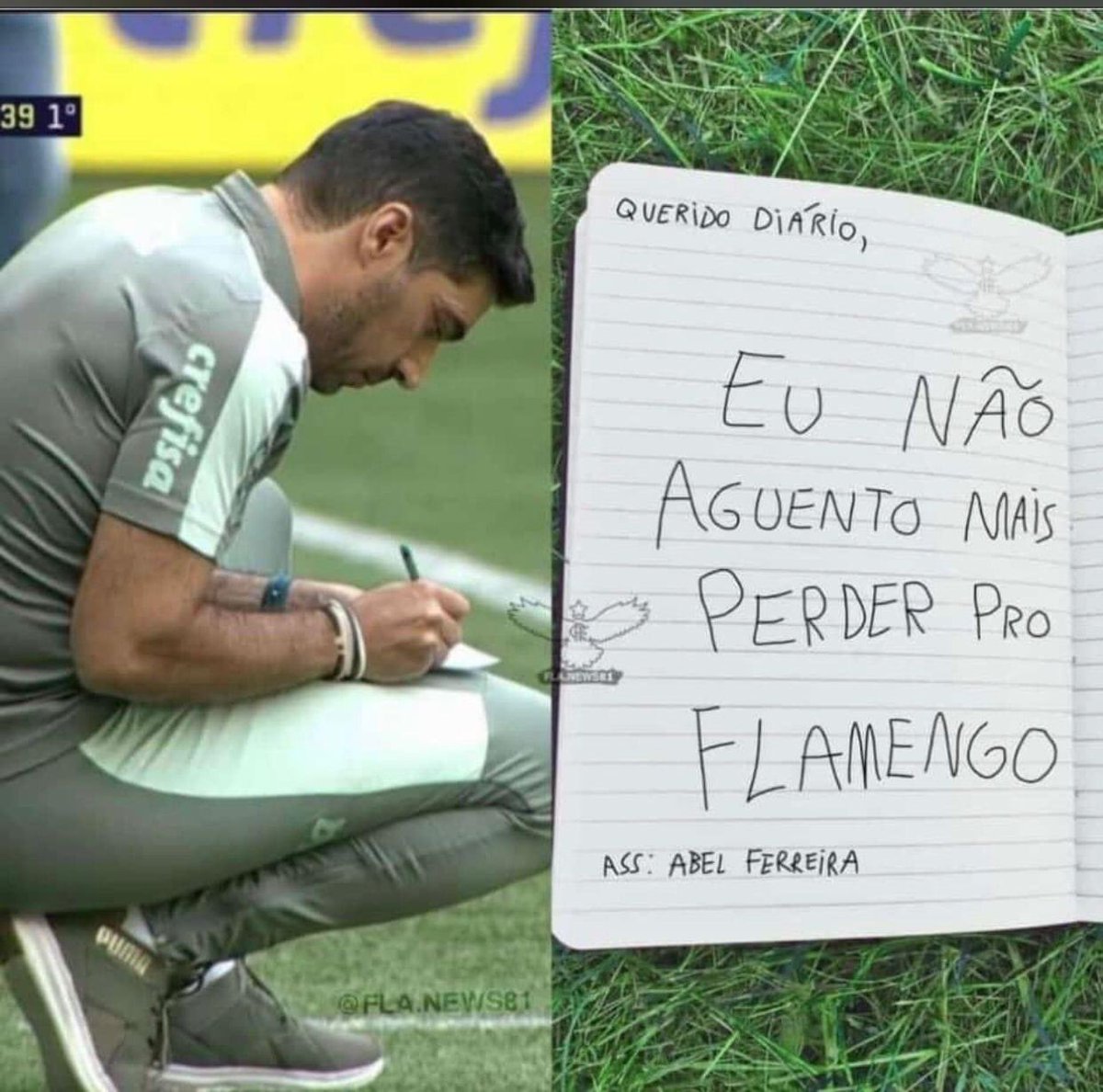 drpaullo's tweet photo. Abel não aguenta mais perder pro malvadão. https://t.co/cB0CgpNYJh
