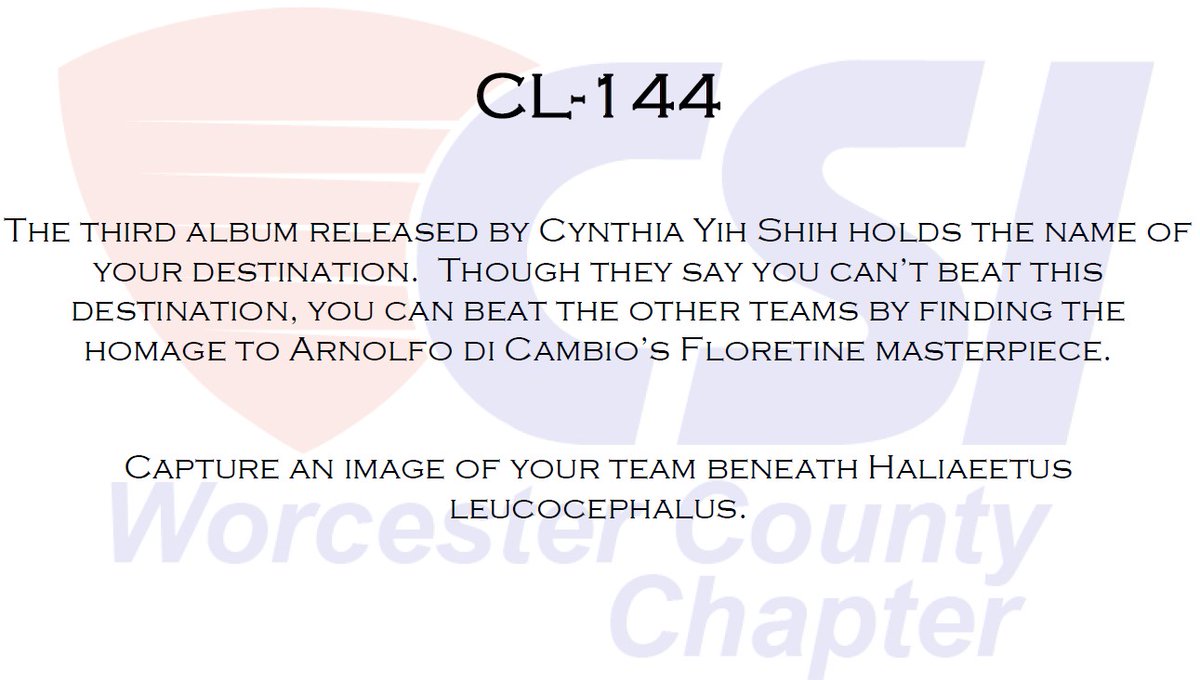 Worcester County Chapter CSI tweet media