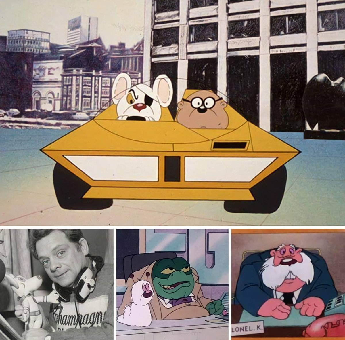 Classicbritcom's tweet photo. Danger Mouse (1981–1992) David Jason was the voice of Danger Mouse and Terry Scott voiced Penfold. https://t.co/9nC1JRlXgp