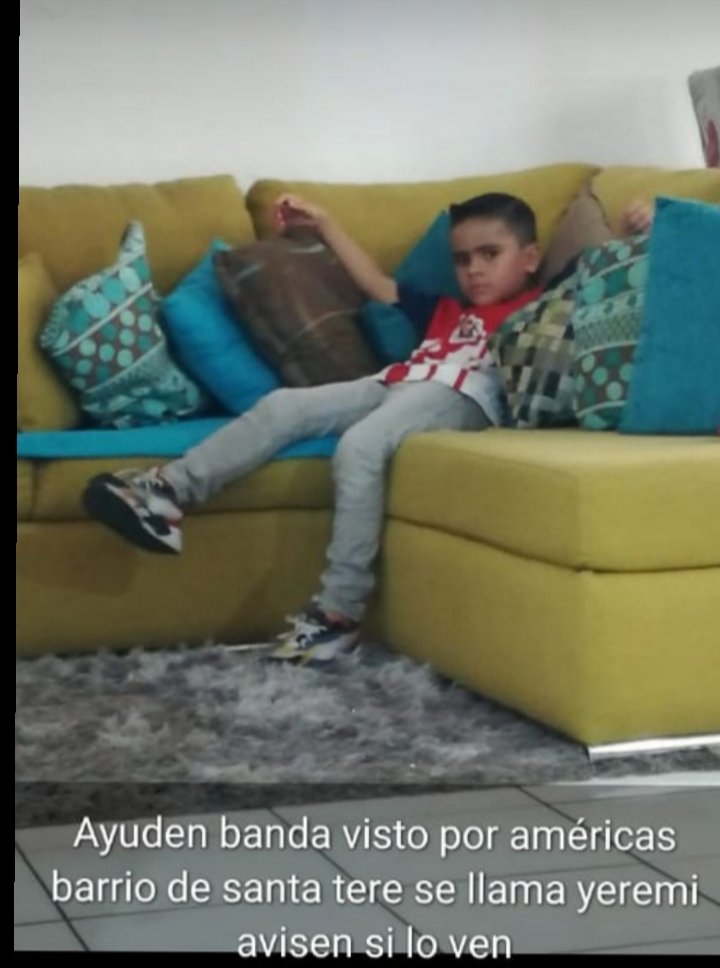 alandRita91's tweet photo. #ServicioSocial #MenorExtraviado #Yeremi #TraficoZMG @Trafico_ZMG @AAMBER_JAL https://t.co/VA3tCuSvDV