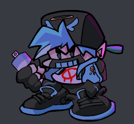 FnfSprayPaint's tweet photo. My idiot self forgot to make a sprite concept for Boyfriend 😂 
Anyways he rap passionately into his spray paint can 😚👌 

-🍒

#fridaynightfunkin #FridaynightSprayPaint #FnfSprayPaint #FnfBoyfriend #Fridaynightfunkinmod #fnfmod https://t.co/TtKKPV24EI