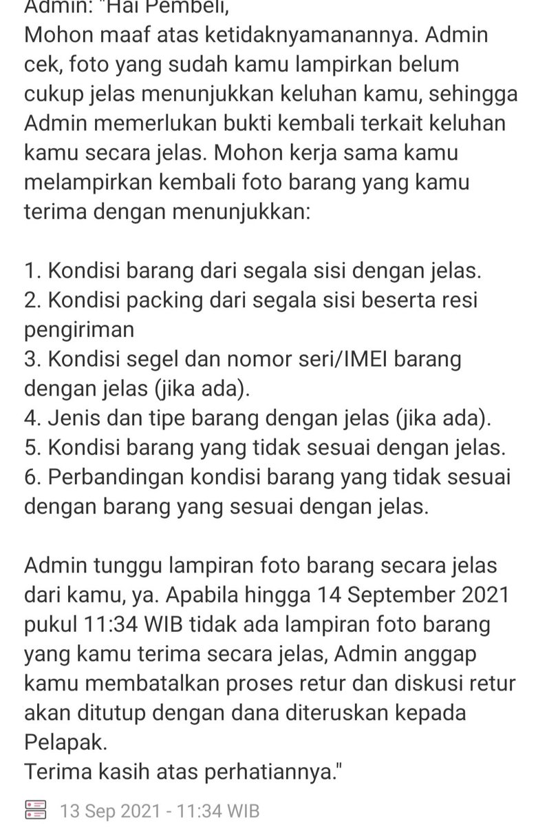 Tempo hari cm bc sj komplen org tentang <a href="/bukalapak/">Bukalapak</a> . Skrg ngalami sendiri. Lht deh poin 6.
Brg yg dibeli itu br mau punya. Tp suruh menampilkan jenis A dan B. Ini tanda tanda kalau <a href="/bukalapak/">Bukalapak</a> pro pedagang.
Pdhl aku mau lho nombok.... 

Hati hati kalo blanja onlen !!