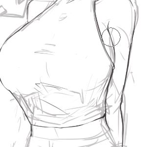 無意識に乳を盛りがち 