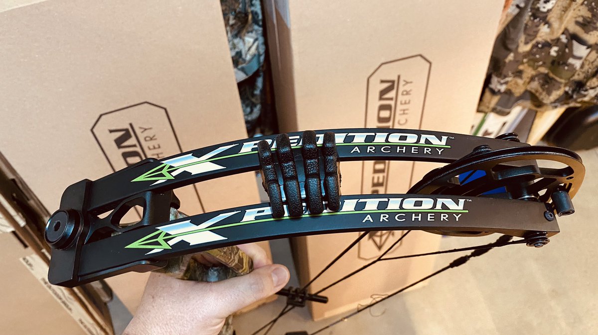 bowhuntand's tweet photo. Unpacking a few of the new Xpedition APX bows today. The look and feel of these is first class. Check them out next time you’re in the store. IBO 340 fps, ATA 33” and Brace Height of 6.75” #bowhuntandarchery #xpeditionarchery #ishootxpedition #geelong https://t.co/yFNoH4HTmG