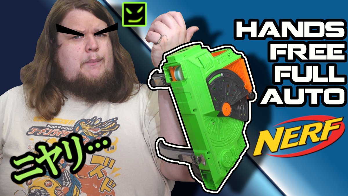 An older mod that I never showed off on the channel finally hitting the limelight: hands-free full-auto hopper-fed high-capacity NERF mod. 

Walcom S7 youtu.be/ruf7oWeWO1Q via <a href="/YouTube/">YouTube</a>