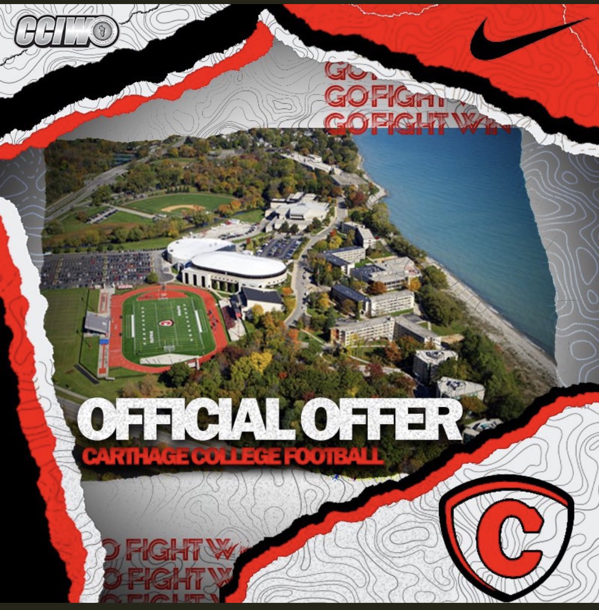 dbrezzyy16's tweet photo. Blessed to receive another offer from Carthage collegeβ€οΈ @CoachDustinHass @Coachsmothers16 @wolves_deltona https://t.co/MyQnPKpY4G