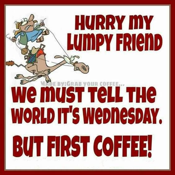 SharonOnTopic's tweet image. Happy Wednesday! But 1st coffee!