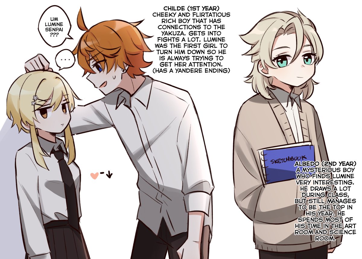 High school otome game AU
#genshinimpact #原神 