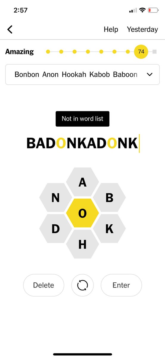 Friendship ended with <a href="/nytimes/">The New York Times</a> spelling bee!!!!!!!